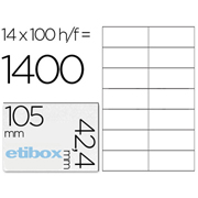 ETIBOX ETIQUETA ILC 105x42,4mm 14x100-PACK 119756